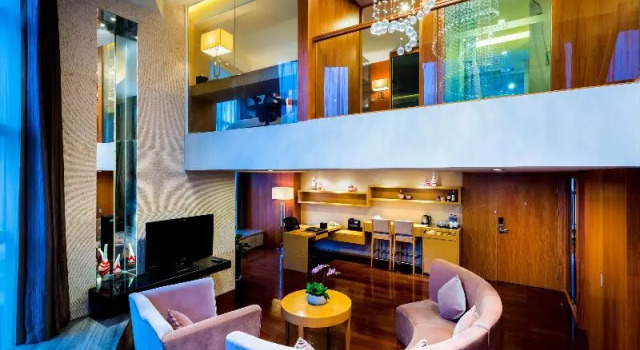 Люкс Дуплекс Grand Mercure Xiamen Downtown-Free Welcome Fruit & Metro Station