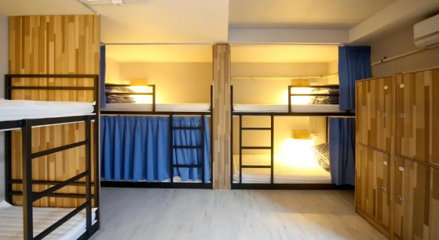 Кровать в общем номере (мужской номер) Ganse Guesthouse