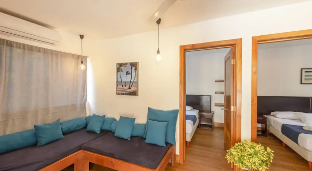 Апартаменты с 2 комнатами с балконом Casas Santa Teresa