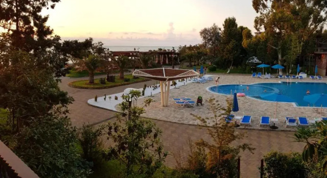 Студия с видом на море Luxury Oasis Apartment