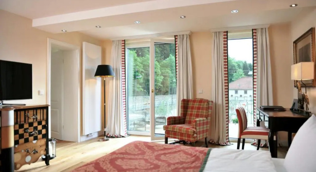 Двухместный номер Comfort с балконом Relais & Châteaux Hardenberg BurgHotel