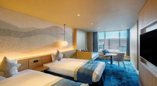 Четырёхместный номер Premium KAMENOI HOTEL Oarai