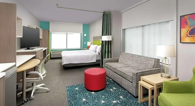 Двухместная студия Premium Отель Home2 Suites by Hilton Nashville Downtown Convention Center
