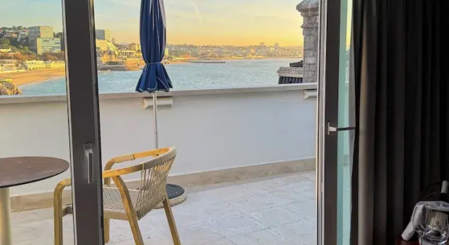 Номер Deluxe с балконом и с видом на море Villa Cascais Boutique Hotel