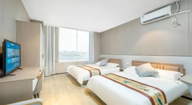 Двухместный номер Standard с красивым видом из окна Jinjiang Inn Shanghai Xinsong Road