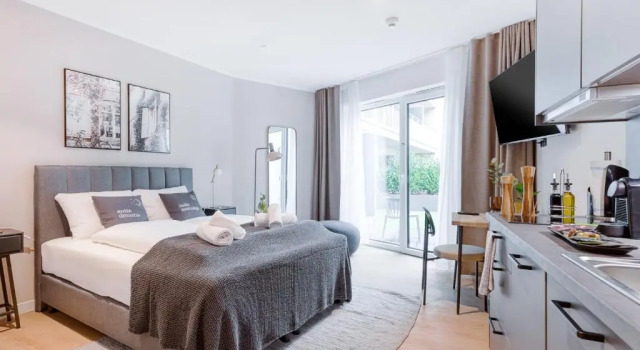 Люкс с балконом Limehome Münster Von-Steuben-Str - Digital Access