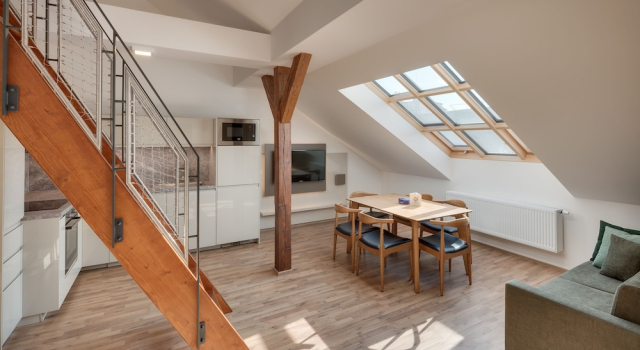 Люкс Deluxe с видом на город Louren Apartments
