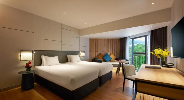 Двухместный номер Deluxe с частичным видом на море PARKROYAL Penang Resort
