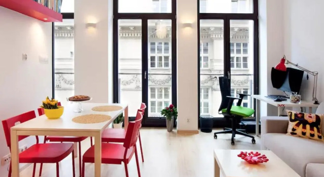 Red Apartment, Забронировать Апартаменты/квартира Апартаменты Кракова, рядом с Церковь Святого Франциска Ассизи, Апартаменты/квартира