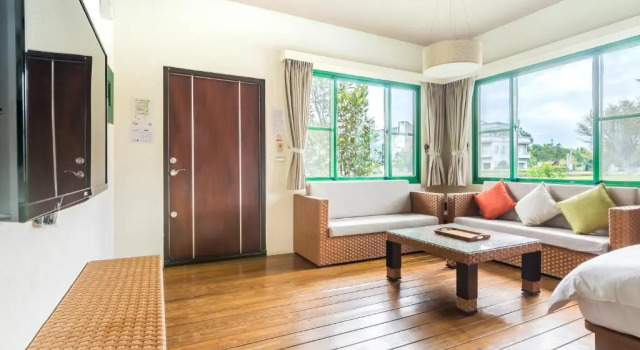 Luksusowy dwuosobowy bungalow z widokiem na ogród Ville Greensward
