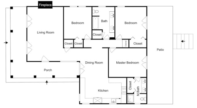 434 Vine Street House 3 Bedrooms 2 Bathrooms Home