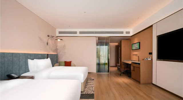 Двухместный номер Deluxe Hilton Garden Inn Xinyang East Railway Station