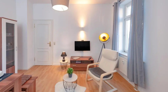 Stylisches Apt nähe Arena☆Netflix☆Direktparken, Book Lejlighed Hoteller i Leipzig med parkering, Parkering