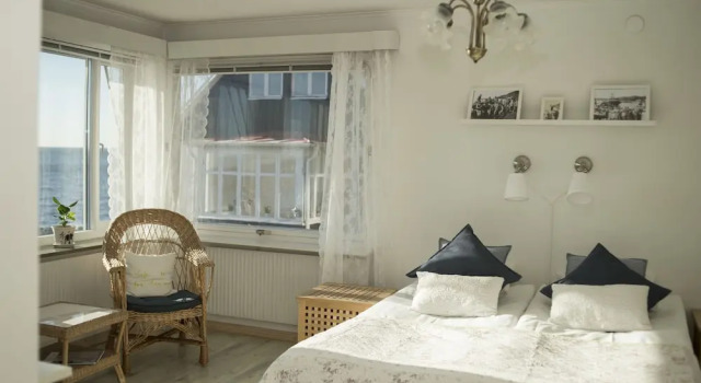 Двухместный номер Standard с балконом и с видом на море Pensionat Strandgården