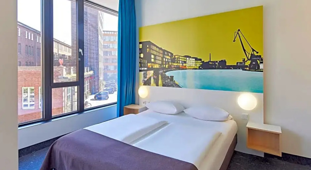 Двухместный номер B&B HOTEL Münster Hafen