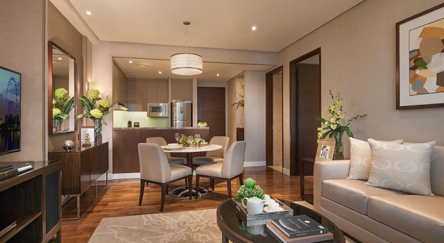 Номер Executive с 3 комнатами Ascott Bonifacio Global City Manila