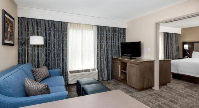 Двухместный люкс c 1 комнатой Hampton Inn & Suites Chapel Hill/Durham