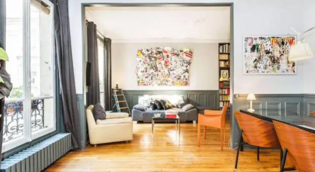 Large & Bright Apartment, Central Paris, Montmartre-Opéra, Picturesque Rue des Martyrs, Забронировать Апартаменты/квартира 9-й округ: Опера Париж, рядом с Гран Бульвар