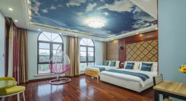 Люкс Luxury Floral Hotel·  Xiangshe Homestay (Shanghai International Tourism Resort Store)