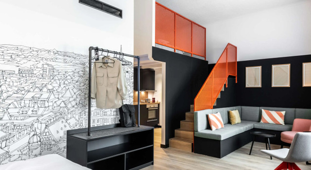 Семейные Penta Apartment Pentahotel Rostock