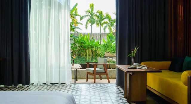Двухместный номер Deluxe с красивым видом из окна K.K Inn Boutique Siem Reap