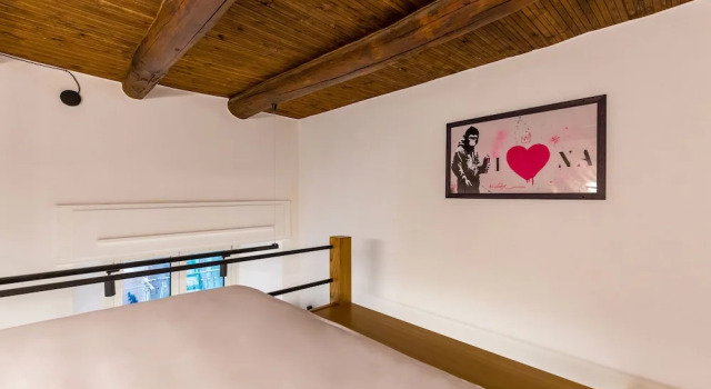 Студия с балконом Napoli Street Art Rooms by Wonderful Italy
