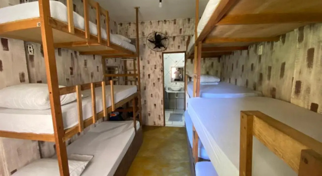 Кровать в общем номере Hostel Da Bruna - Botafogo