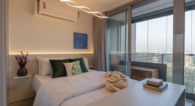 Апартаменты с балконом Vossa Bossa Wide Pinheiros
