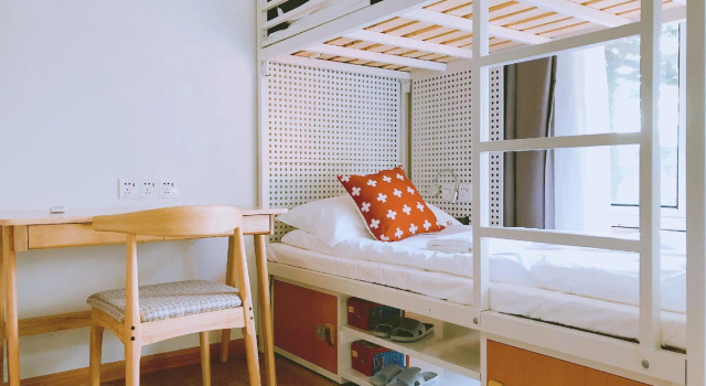 Кровать в общем номере (женский номер) ChongQing SaharaHexi Youth Hostel