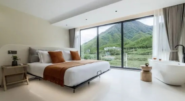 Люкс Deluxe Anji Yuchuan Stream Tracing Swimming Pool Mountain View Villa