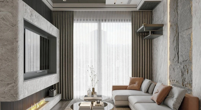 Апартаменты с 2 комнатами с балконом и с видом на город Lumière Urban Residence View Landmark 81