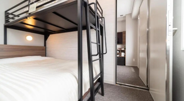 Четырёхместный номер Standard Super Hotel Beppu Ekimae