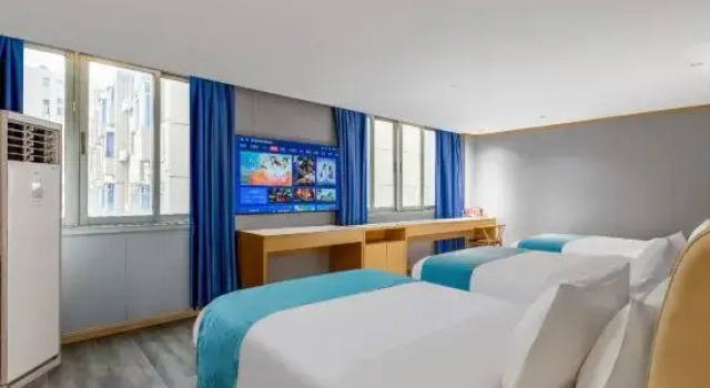 JC Jingchen Refined Void | Trend Core Homestay (Tianhong Plaza Wenshan Pedestrian Street), Rezerwuj Hotel Jian Jiangxi