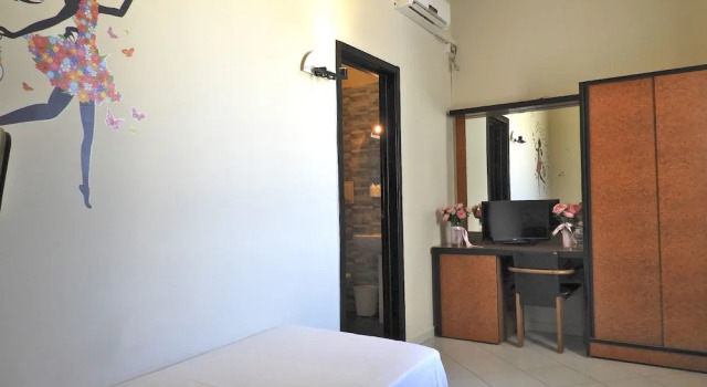 Økonomi- Enkelt værelse med altan Hotel Scigliano
