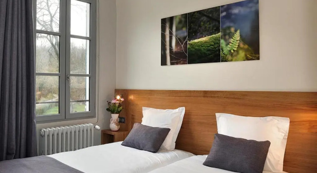 Номер Standard Demeures et Châteaux Moulin des Templiers Hôtel & SPA