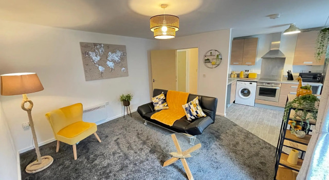 Grand Central Littleover Deluxe, Rezervați Apartament Apartamente în Derby, Apartament