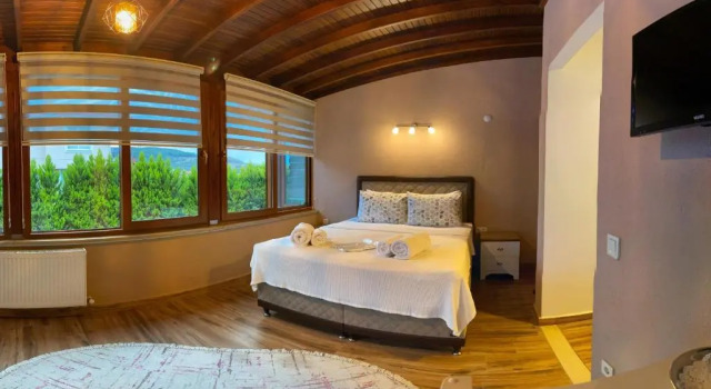 Двухместный номер Standard с видом на бассейн Cunda Giritlioğlu Otel