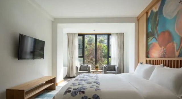 Люкс с видом на сад Qingcheng Mountain - Luxury Wuliuzhuang