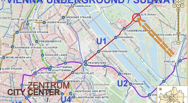 ZENTRUMNAH direkt an UBAHN bei UN-VIC und am BADESTRAND, Reserva ahora Apartamento Viena Austria, cerca de Lago Kaiserwasser