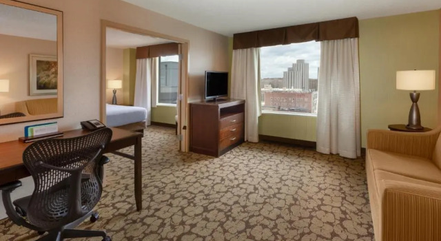 Двухместный люкс Accessible Deluxe Hilton Garden Inn Pittsburgh University Place
