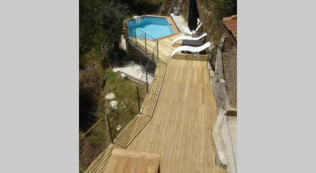 beautiful cottage with pool: 8 pers, Rezerwuj Dom wakacyjny Hotele w Isolabona z parkingiem, Parking