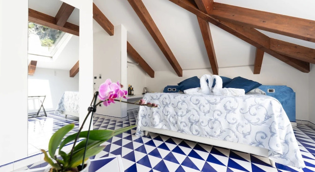 Двухместный номер Standard Мансарда с видом на море Hotel Relais Villa Annalara