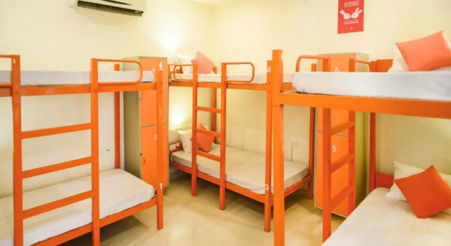Кровать в общем номере (женский номер) Zostel Jaipur, Hawa Mahal