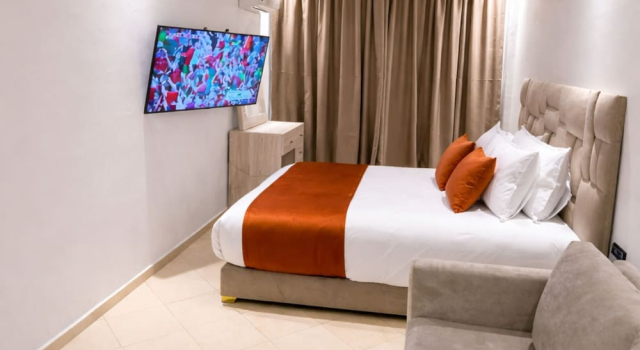 Апартаменты Premium с 2 комнатами с балконом Residence La Perle de lAtlas Marrakech