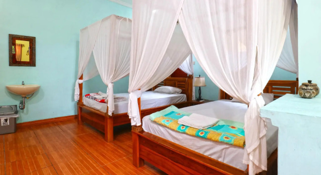 Nirmala Guest House Keramas, Reservar Casa de hóspedes Hotéis em Bali com piscina, Piscina