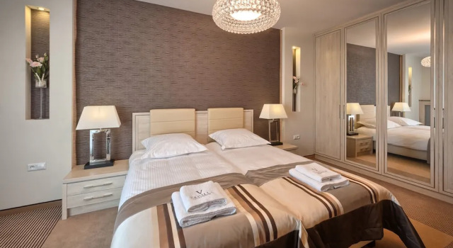 Семейные апартаменты Deluxe с балконом Aparthotel Vanilla