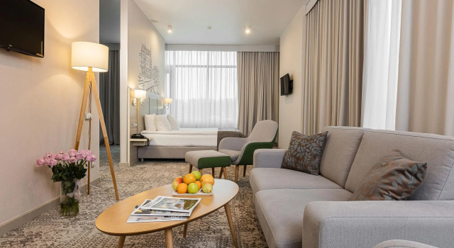 Двухместный номер Executive Panorama с видом на реку Отель Холидей Инн Калининград