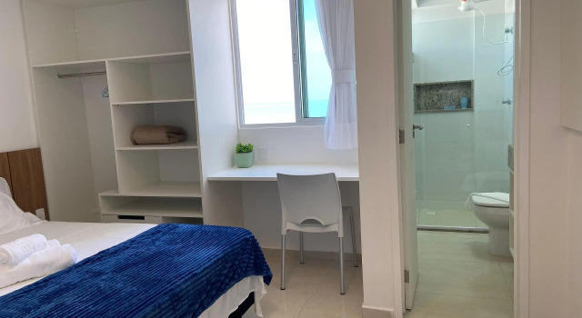 Bela Hospedagem Flat C/ 2 Suítes E Wifi   Pé Na Areia No Bessa