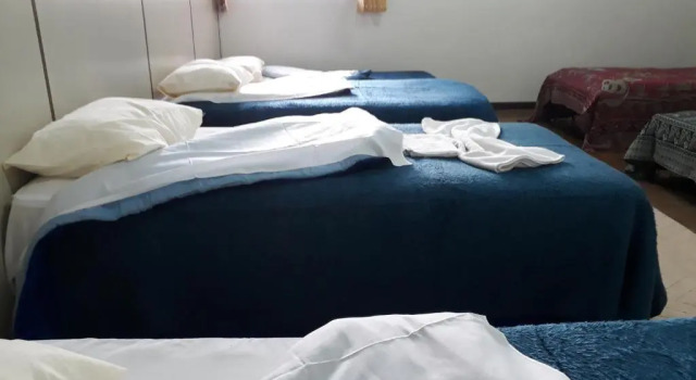 Кровать в общем номере Hostel da Colina Padre Ildo Ghizoni