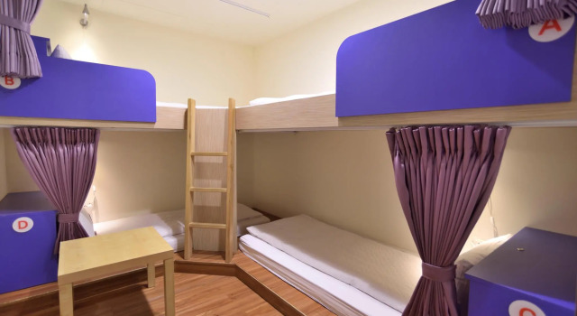 Кровать в общем номере (женский номер) CU Hotel Taipei